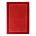 Teppich Band Rot/Rot 120 x 170cm | Rot
