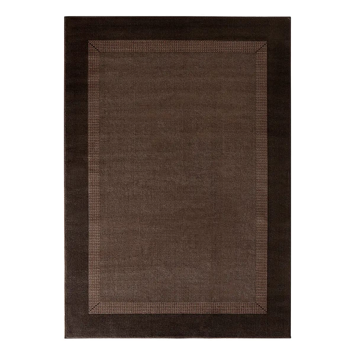 Teppich Band Braun/Braun 120 x 170cm | Braun