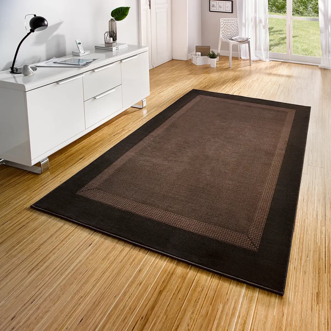 Teppich Band Braun/Braun 120 x 170cm | Braun