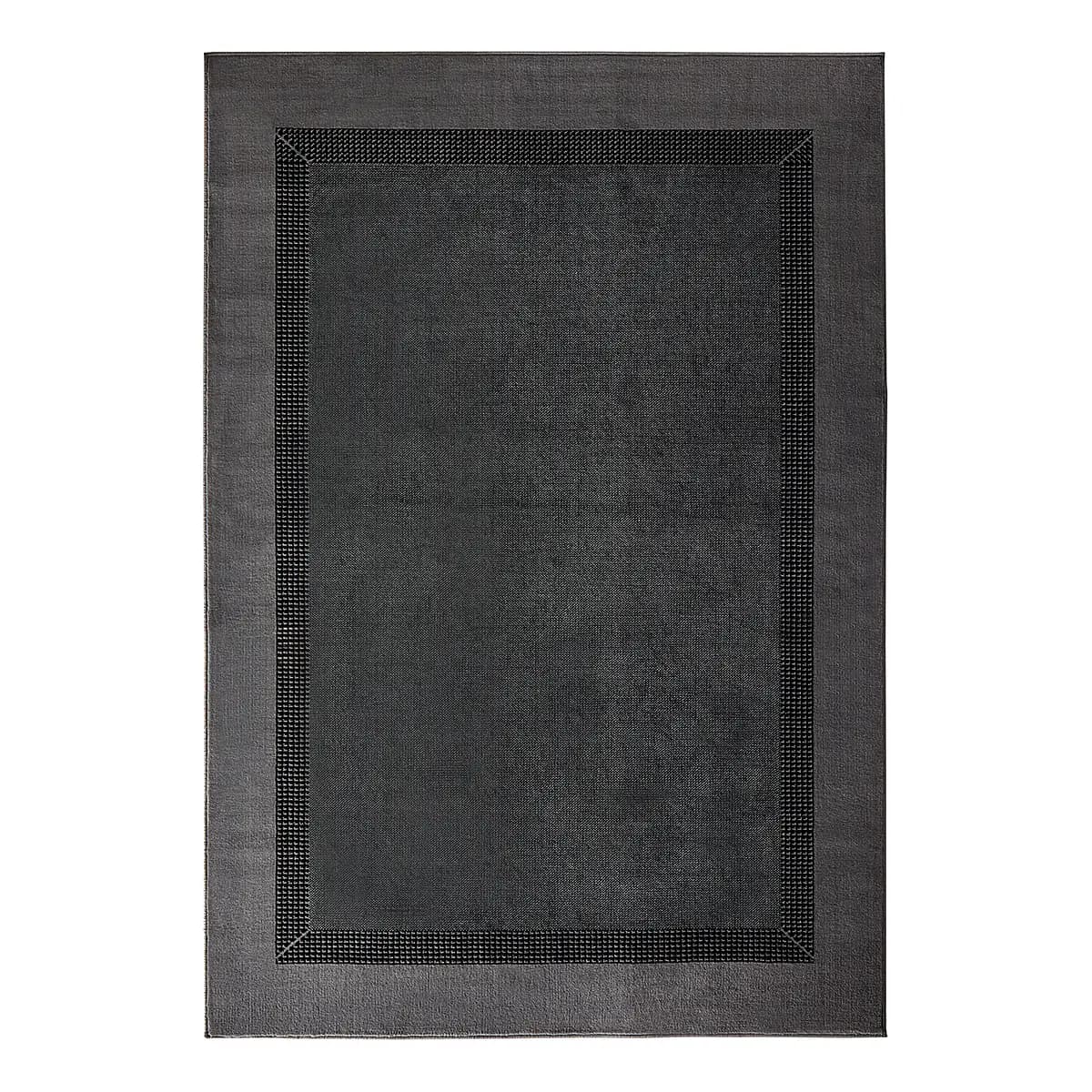 Teppich Band Grau/Grau 200 x 290cm | Grau