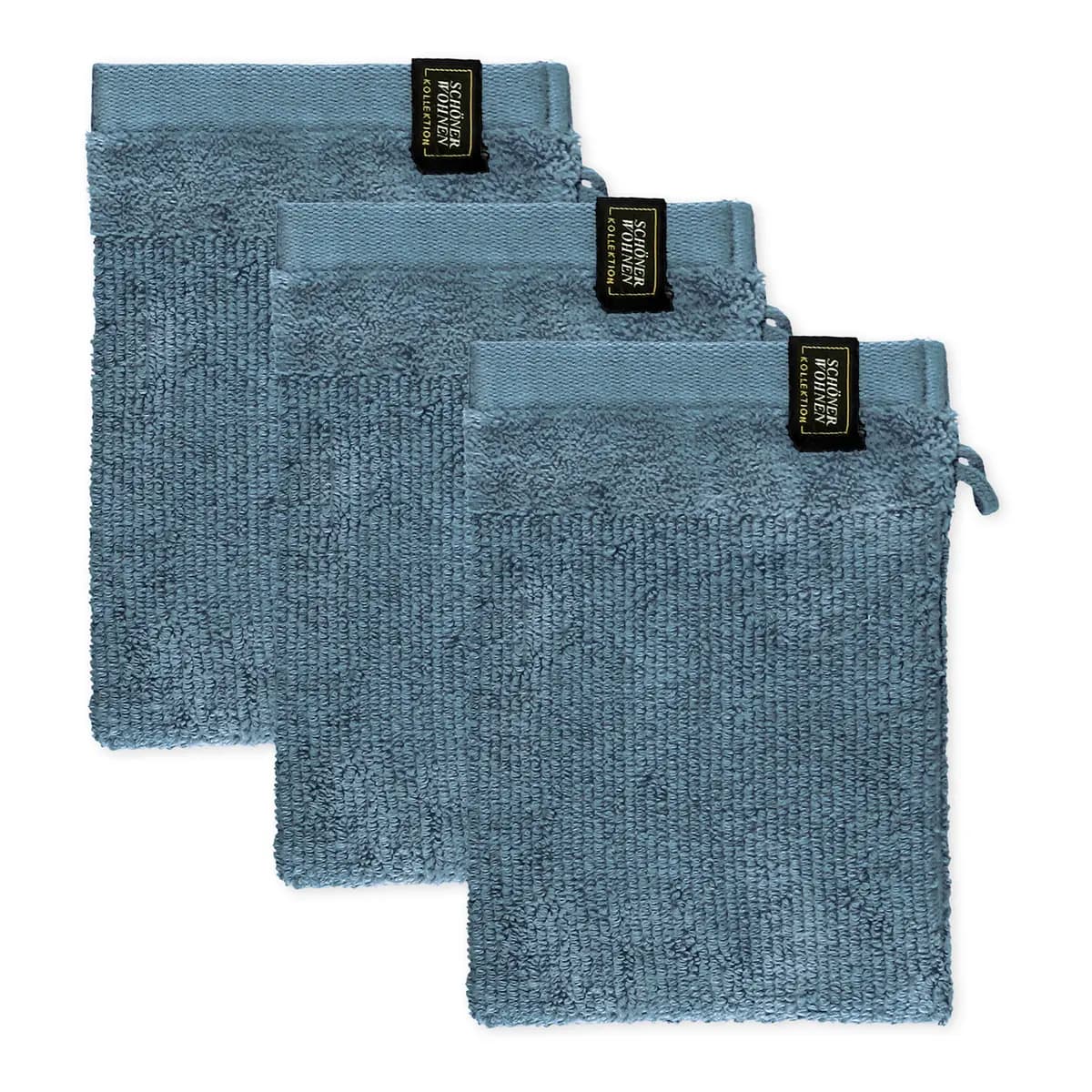 Waschhandschuhe Sense | Blau
