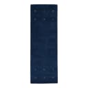 Läufer Gabbeh Uni 80 x 300cm Blau/Blau | Blau