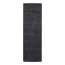 Läufer Gabbeh Uni 80 x 300cm Grau/Grau | Grau