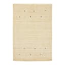 Wollteppich Gabbeh Uni Weiß/Weiß 60 x 90cm | Weiß