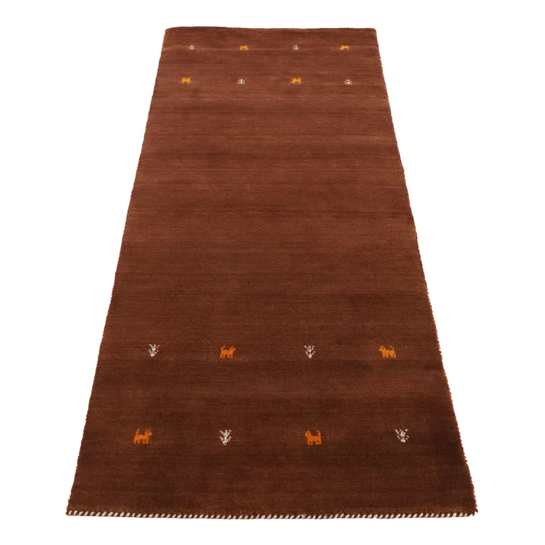 Läufer Gabbeh Uni | Braun