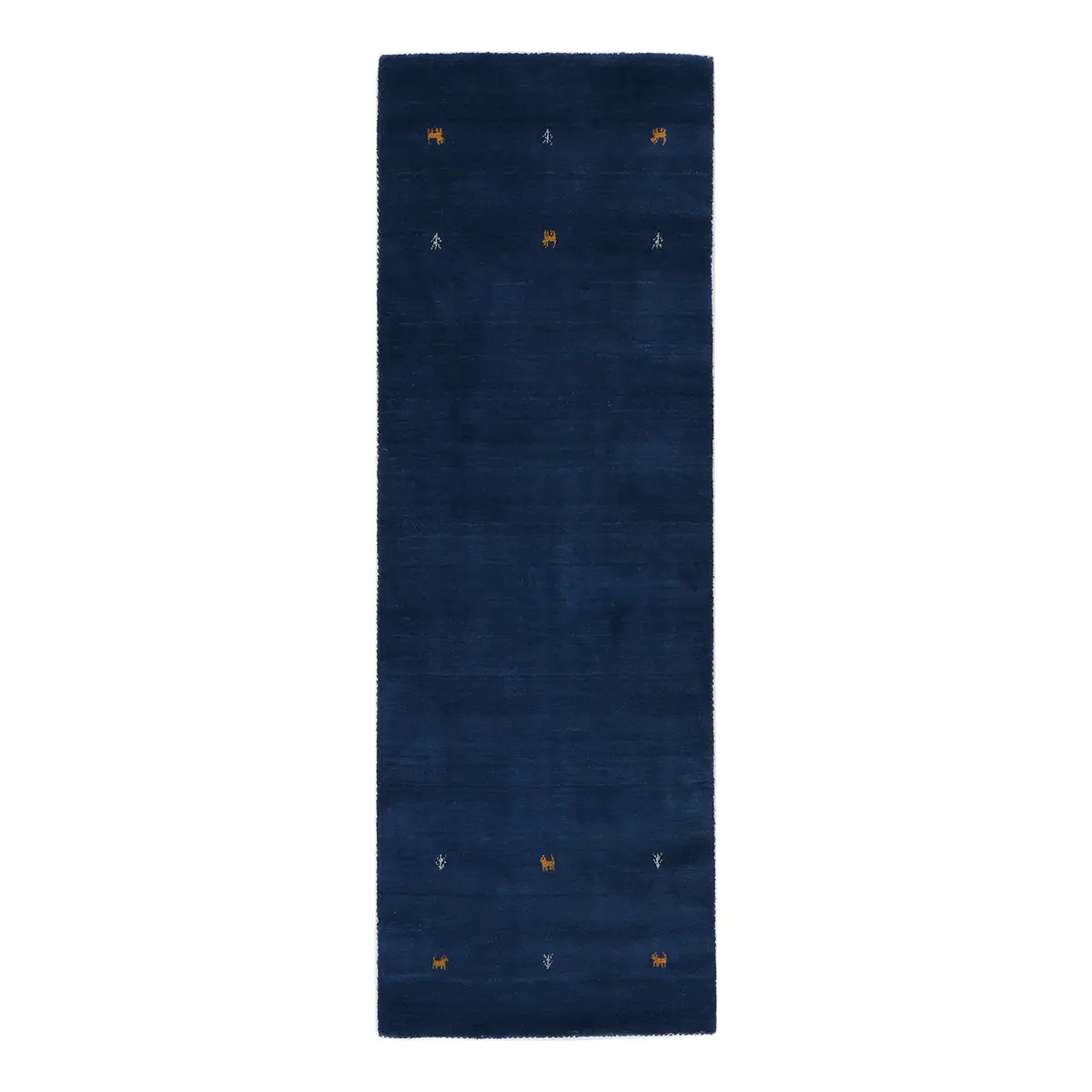 Läufer Gabbeh Uni | Blau