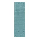 Läufer Gabbeh Uni 75 x 200cm Türkis/Türkis | Türkis