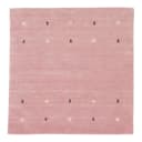 Wollteppich Gabbeh Uni Quadratisch Pink/Pink 60 x 60cm Wolle