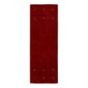 Läufer Gabbeh Uni 60 x 180cm Rot/Rot | Rot