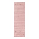 Läufer Gabbeh Uni 80 x 400cm Pink/Pink | Rosa