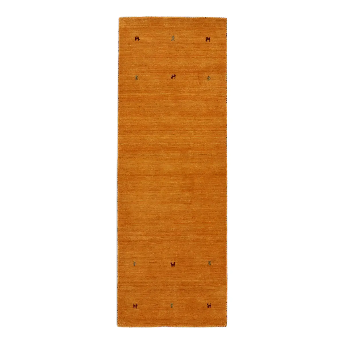Läufer Gabbeh Uni 80 x 600cm Gelb/Gelb | Gelb