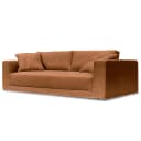 3-Sitzer Sofa mit Wechselbezug Kupfer/Kupfer Webstoff Stormy