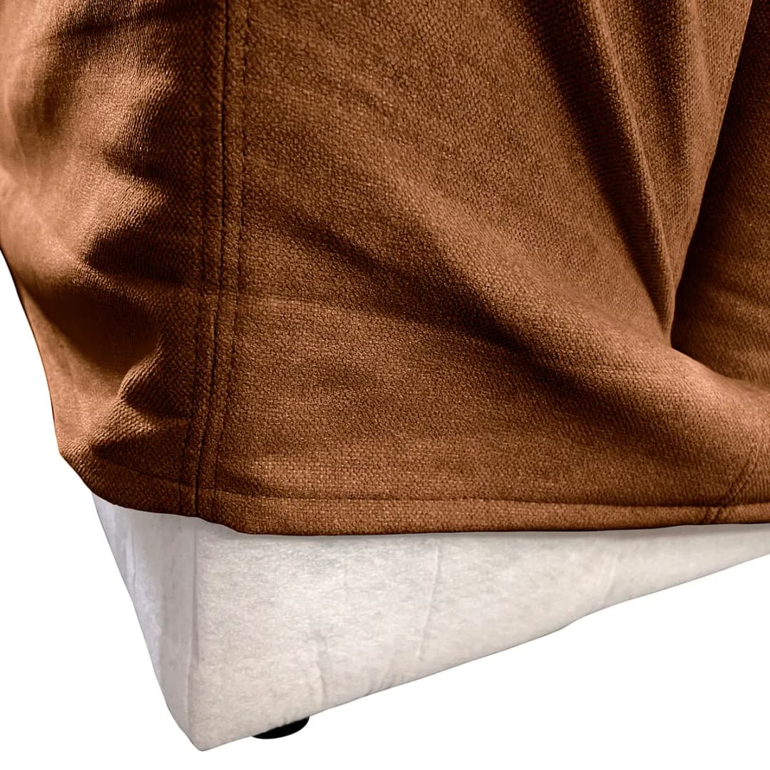 Wechselbezug XXL Sessel Kupfer/Kupfer Webstoff Stormy | Mehrfarbig