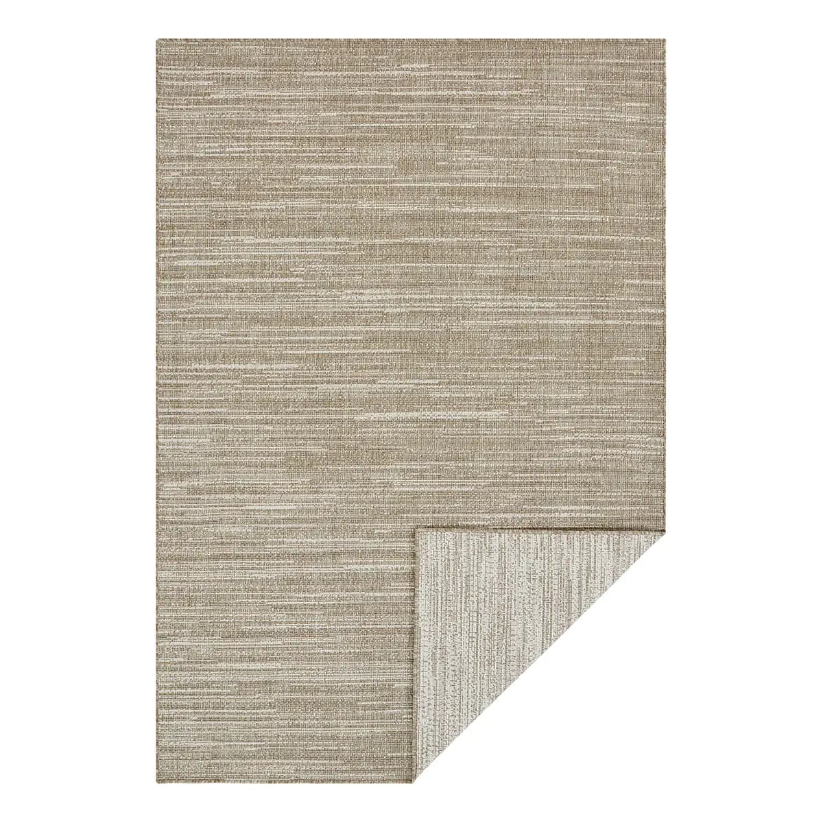 In- & Outdoor Wendeteppich Melange Braun/Braun Polypropylen