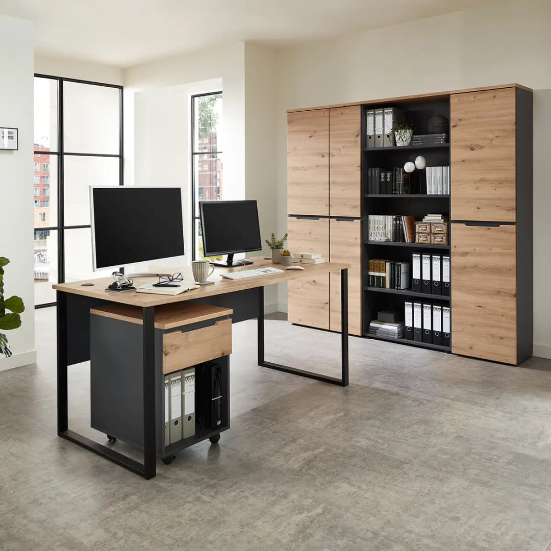 Schreibtisch Moosic 170cm | Braun