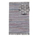 Baumwollteppich Kelim Chindi Grau/Grau 80 x 150cm | Grau