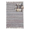 Baumwollteppich Kelim Chindi Braun/Braun 140 x 200cm | Braun