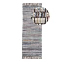 Läufer Kelim Chindi 80 x 400cm Braun/Braun | Braun