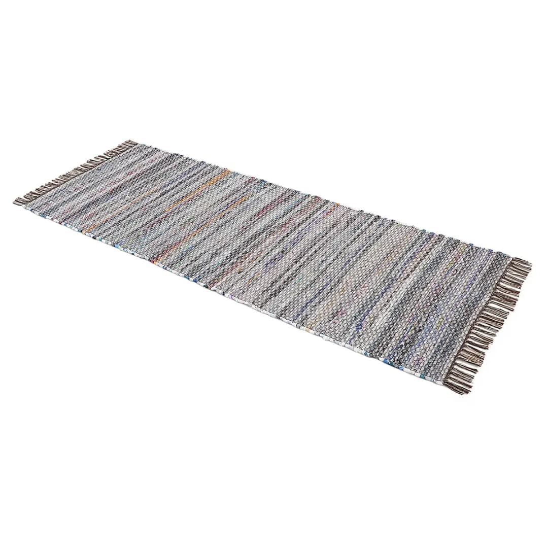 Läufer Kelim Chindi 80 x 400cm Braun/Braun | Braun