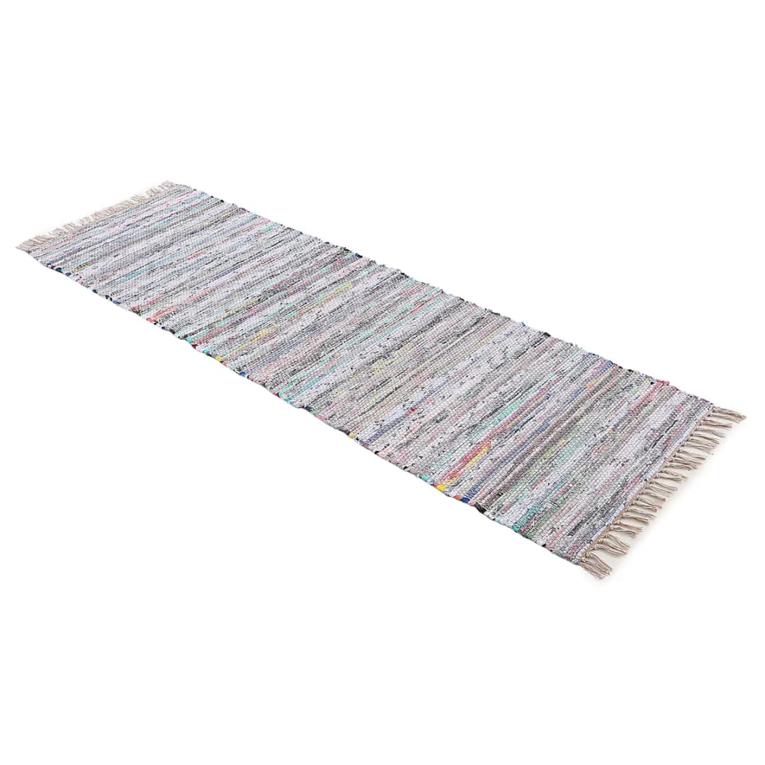 Läufer Kelim Chindi 80 x 400cm Beige/Beige | Beige