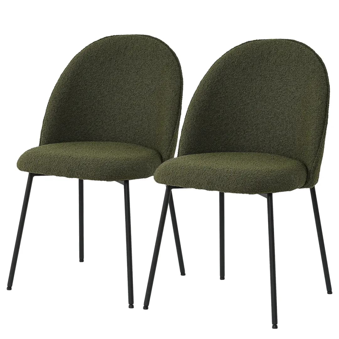 Esszimmerstuhl Byatt 2er-Set | Grün
