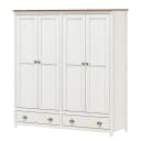 Drehtürenschrank Akebia | Weiß