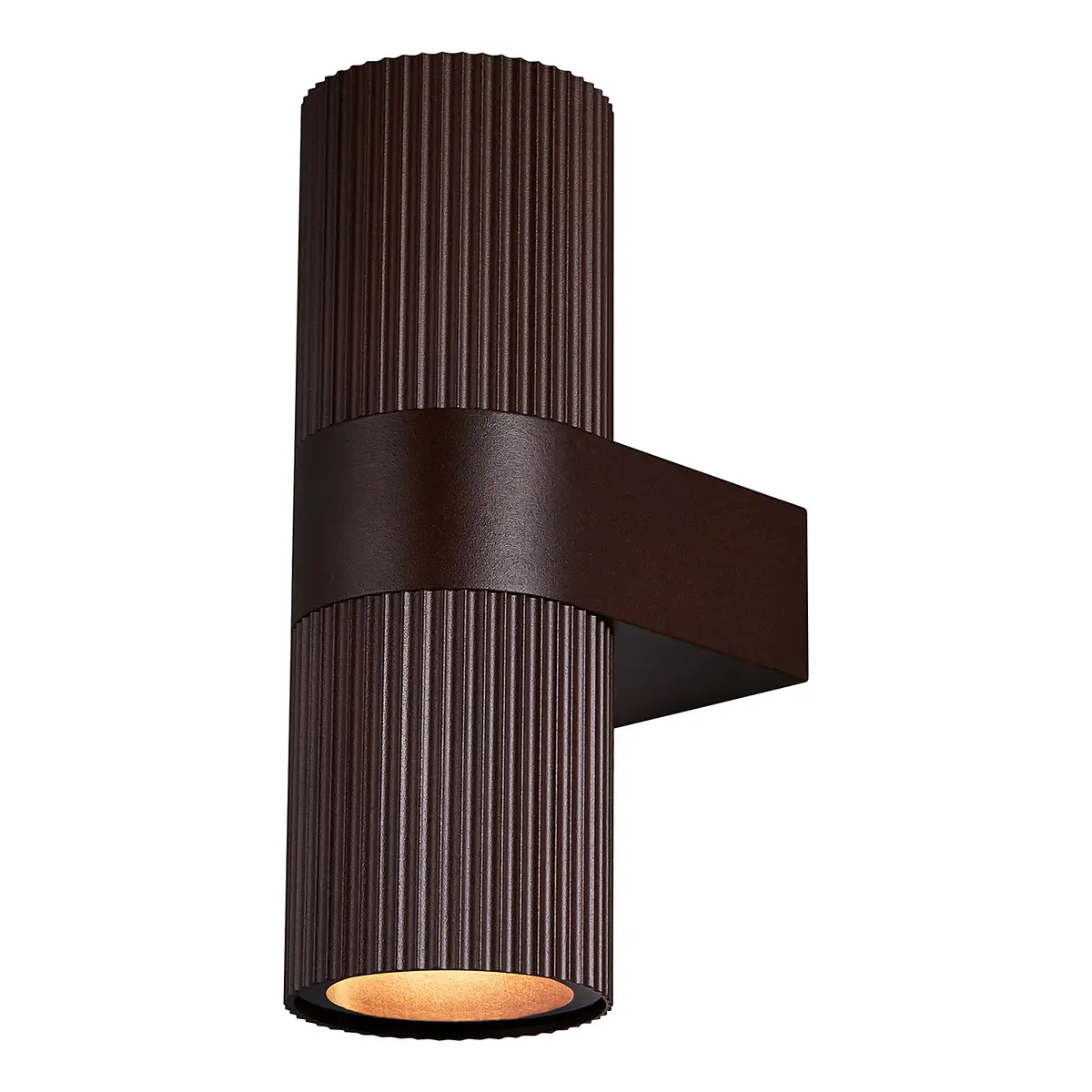 Wandleuchte Kyklop Ripple | Braun