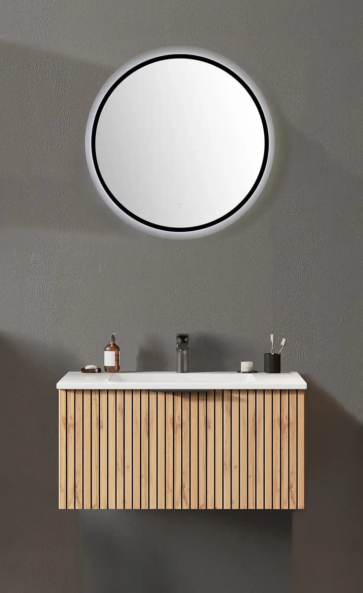 Casa Badezimmerset 2-tlg Mineral Typ A | Braun