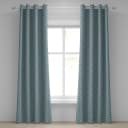 Ösenvorhang Clover 2er-Set 225cm Türkis/Türkis | Türkis