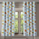 Ösenvorhang Toy 2er-Set 175cm Blau/Babyblau | Blau