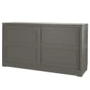 Sideboard Geriffelt Typ D | Grau