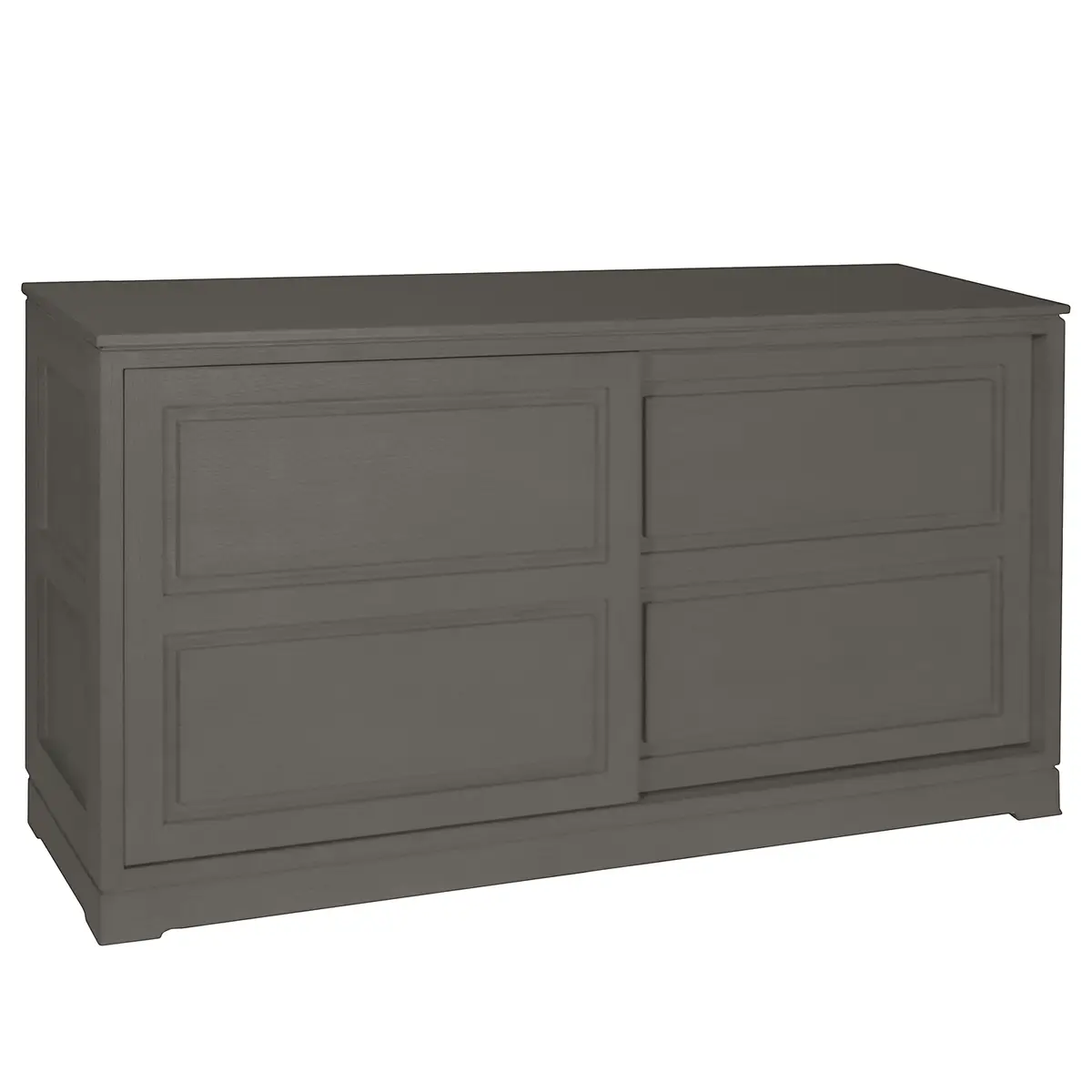 Sideboard Geriffelt Typ D | Grau