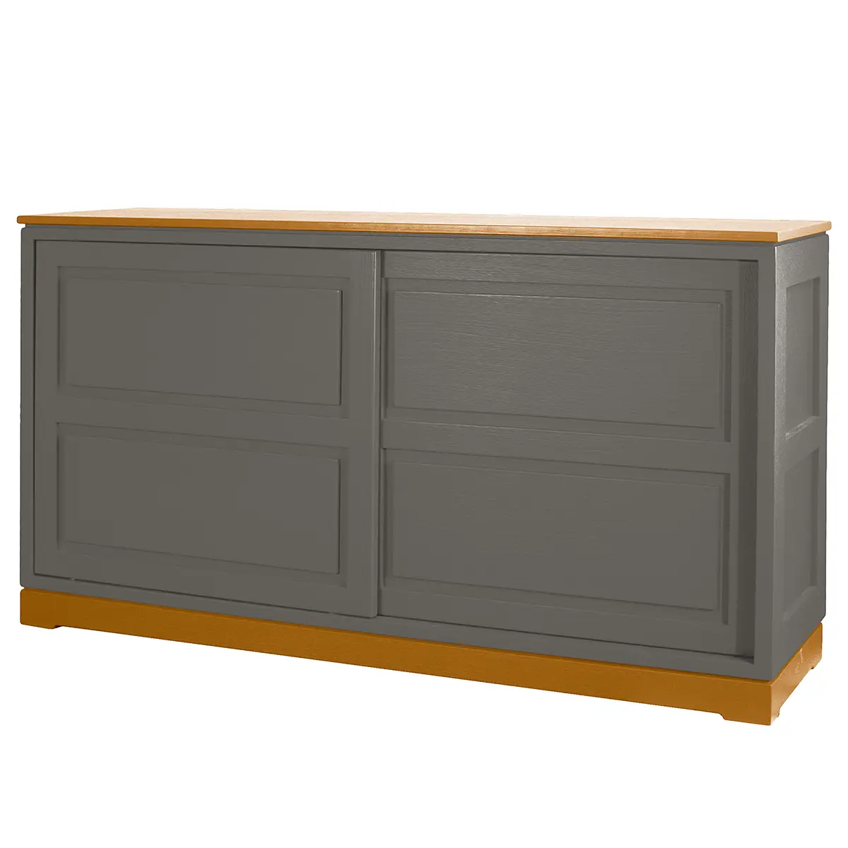 Sideboard Geriffelt Typ E | Braun