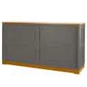 Sideboard Geriffelt Typ E | Braun
