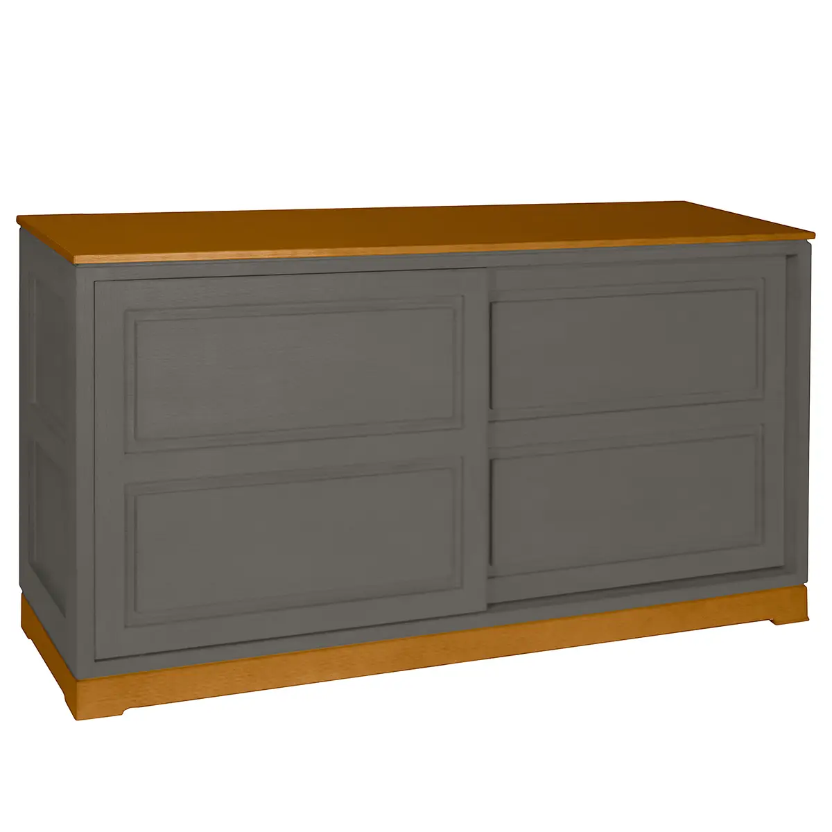 Sideboard Geriffelt Typ E | Braun