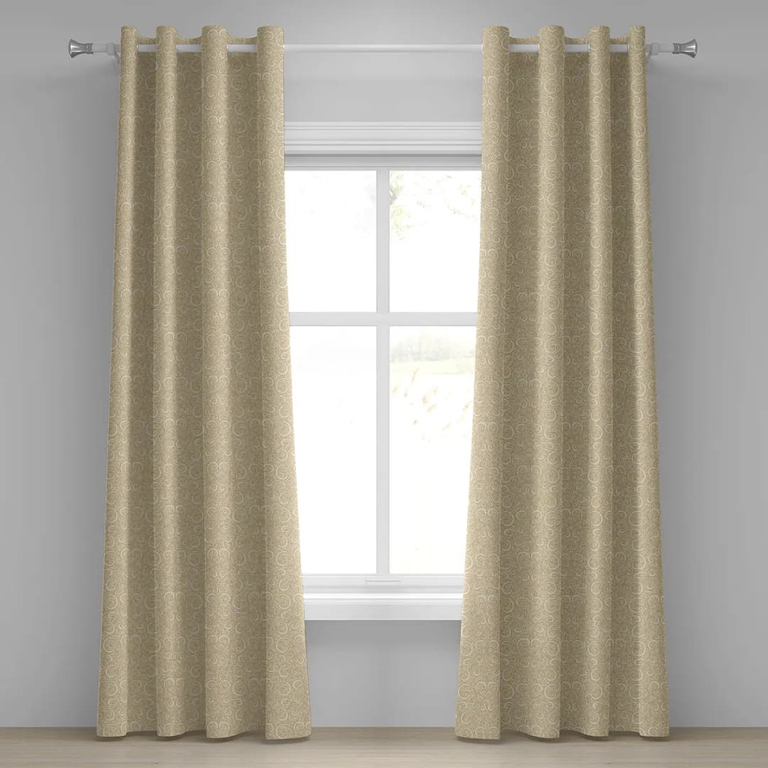 Ösenvorhang Boho | Beige