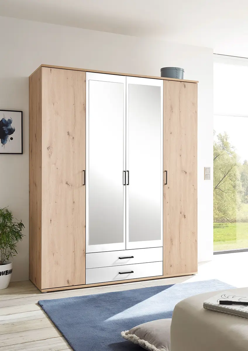 Drehtürenschrank Klinau | Braun