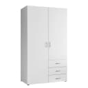 Drehtürenschrank Hewitts | Weiß