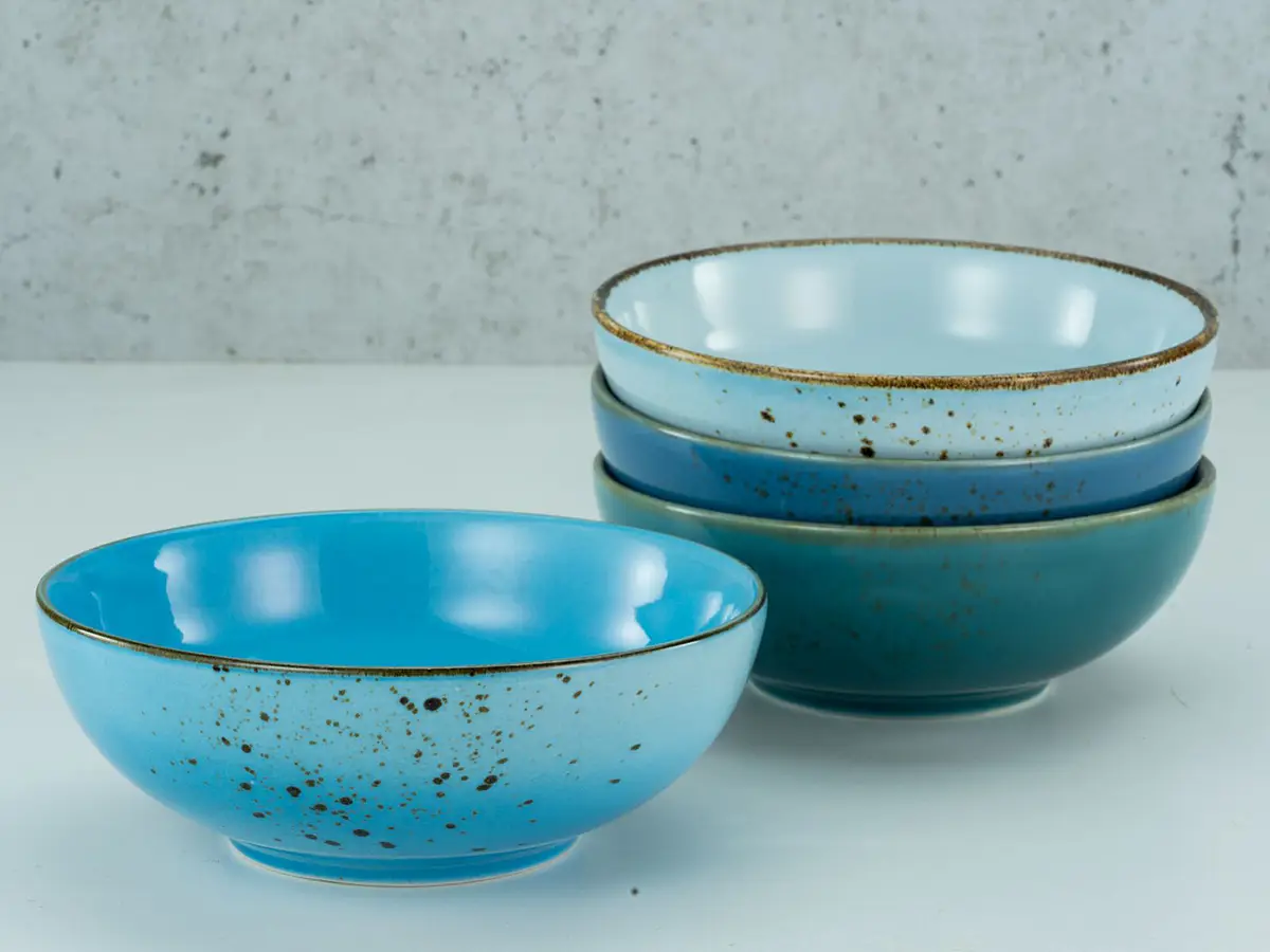 Schüsseln 4er-Set Ø 165cm Blau/Aqua | Blau