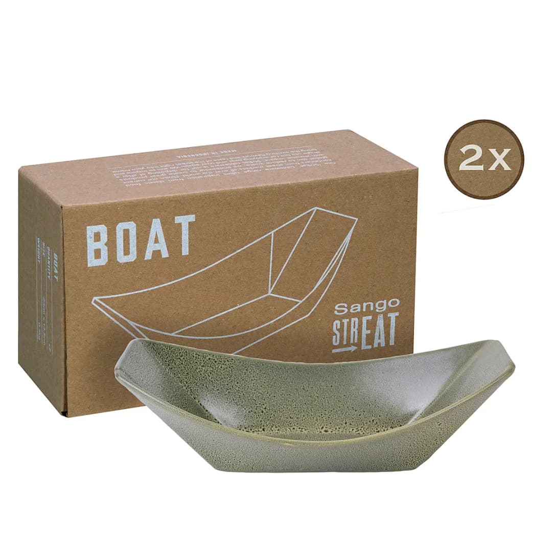 Servierschale Boat | Grün