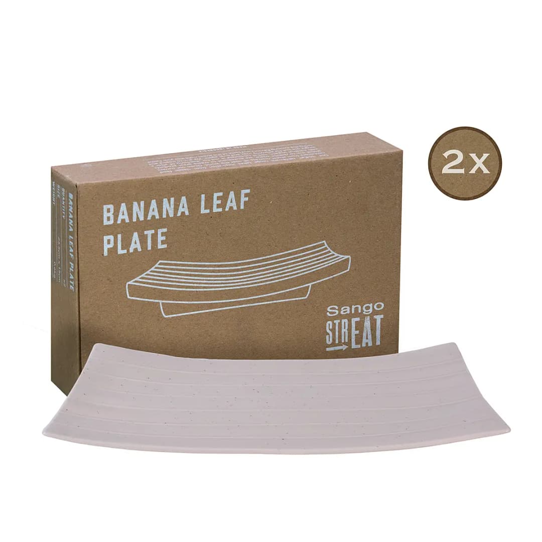 Servierplatte Leaf | Beige