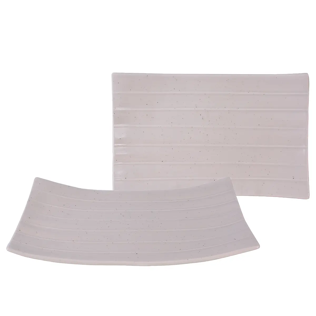 Servierplatte Leaf | Beige