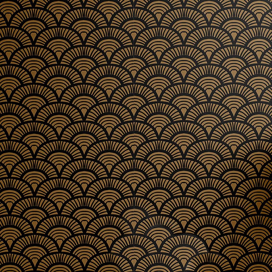 Tapete Scallop 250cm | Braun