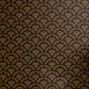 Tapete Scallop 250cm | Braun