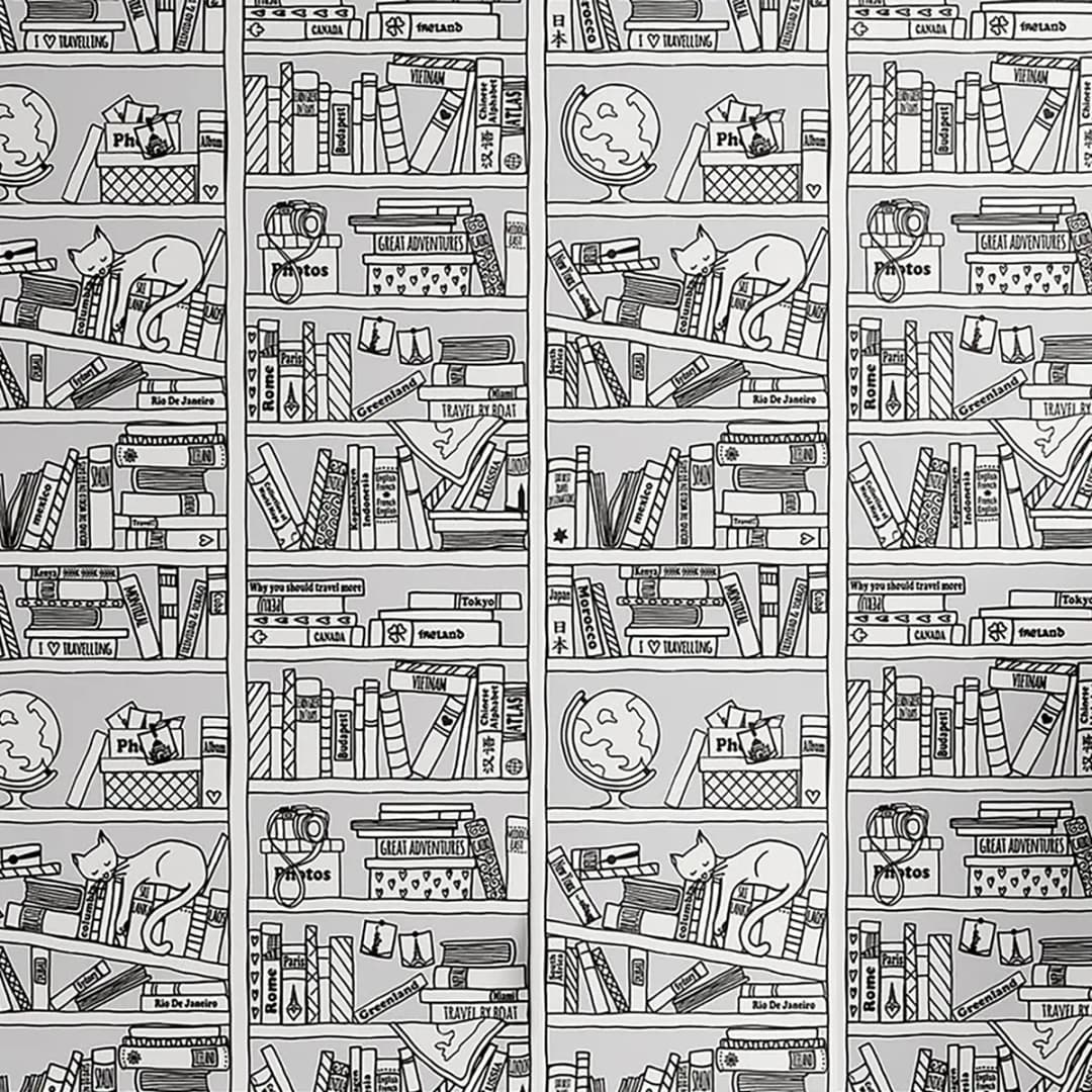 Tapete Retro | Grau