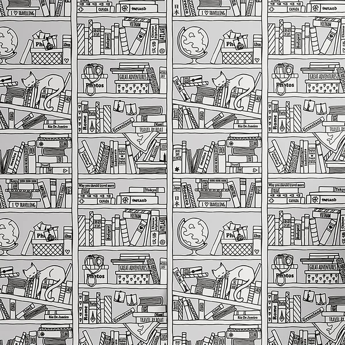Tapete Retro | Grau