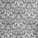 Tapete White Damask 90cm | Grau