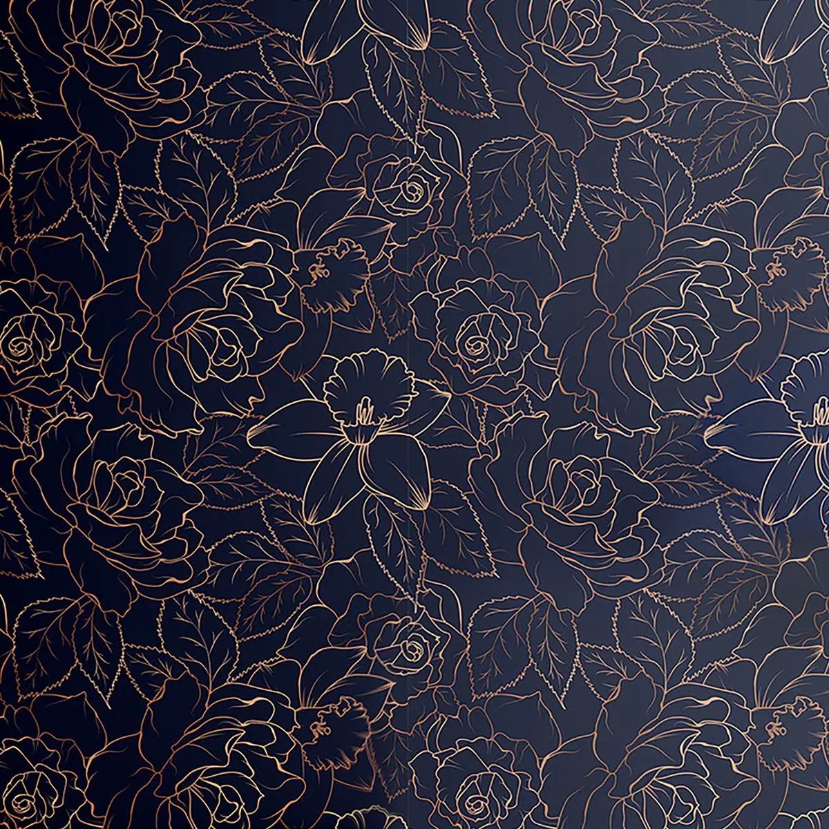Tapete Navy Blue | Blau