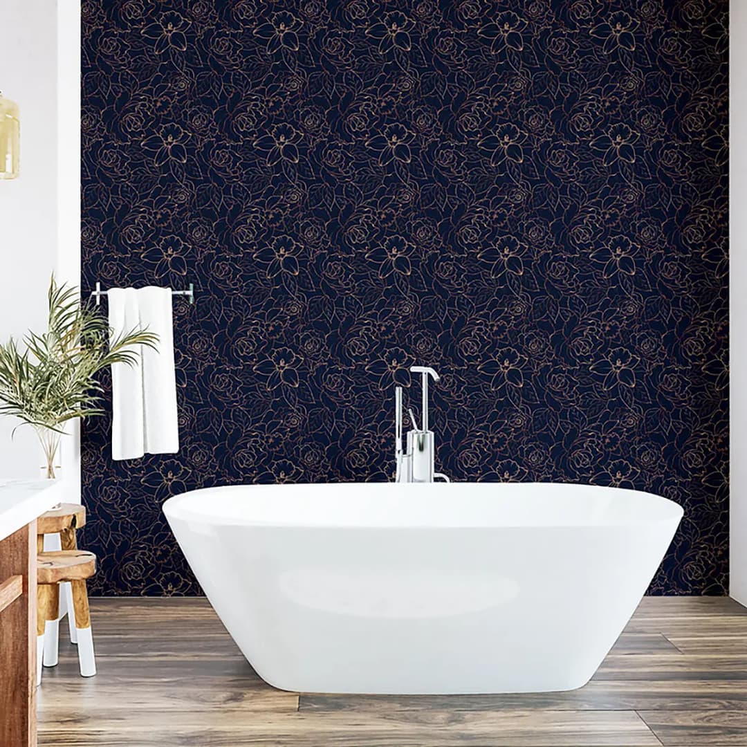 Tapete Navy Blue | Blau