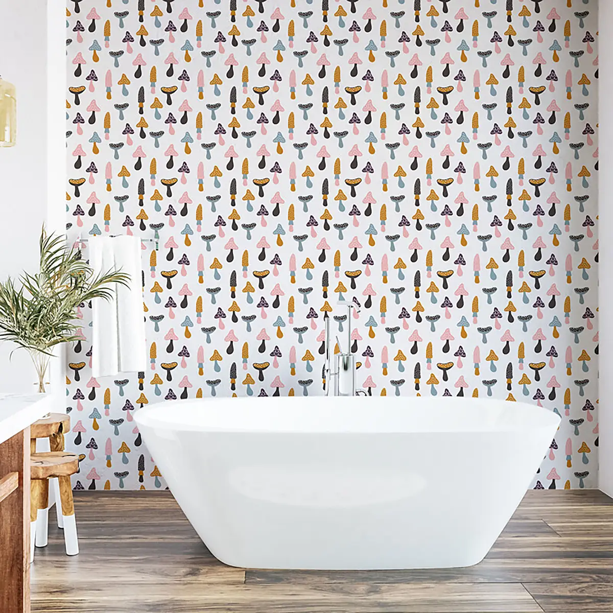 Tapete Mushroom Typ A 90cm | Mehrfarbig
